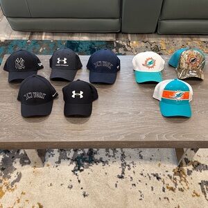 BRAND NEW MENS HATS - New Era Miami Dolphins Trucker Hat S/M